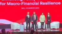 Gubernur Bank Indonesia&nbsp; Perry Warjiyo, dalam acara Gala Seminar ASEAN 2023: &ldquo;Enhancing Policy Calibration for Macro Financial Resilience&rdquo; pada Rabu (29/3/2023).