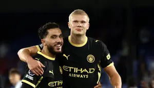 Hasil Liga Inggris: Erling Haaland dan Rayan Cherki Cetak Brace, Man City Mengamuk di Markas Crystal Palace