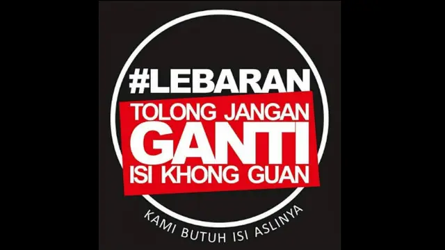Banyak kejadian tak terduga saat orang-orang ingin menyantap makanan dari kaleng kue Lebaran.