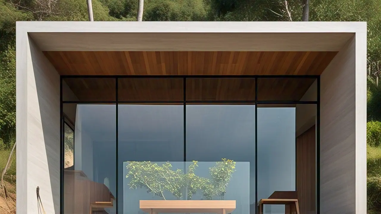 Desain Rumah Minimalis 6x12 Tampak Depan Futuristik