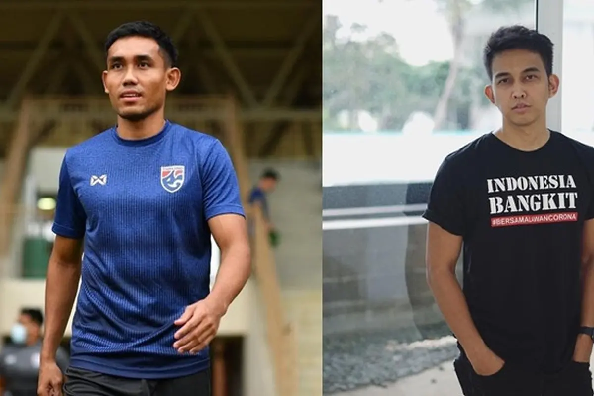 6 Potret Teerasil Dangda, Striker Thailand yang Sekilas Mirip Naga ADA Band