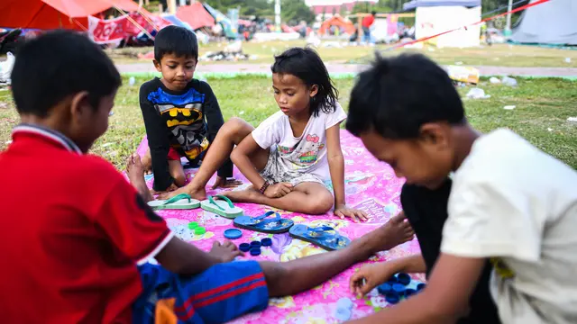 Melihat Anak-anak Pengungsi Gempa Palu