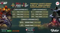 Live Streaming IESF 14th World Esports Championship 2022 di Vidio 9-11 Desember