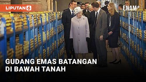 VIDEO: Mencengangkan! Ribuan Emas Batangan Diduga Milik Ratu Elizabeth II?