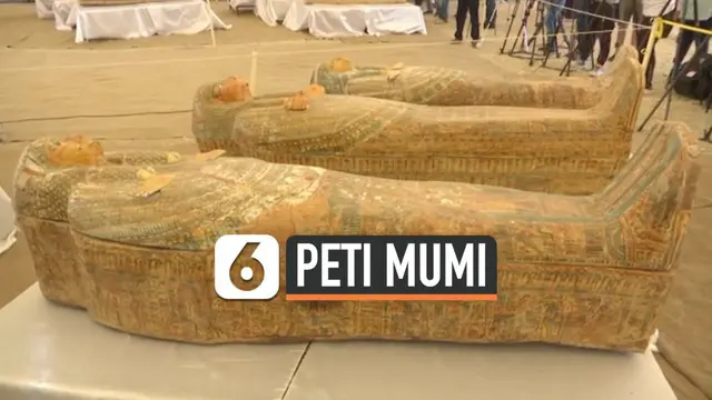 Arkeolog membuka 30 peti mati berisi mumi yang diperkirakan berusia 3.000 tahun di Luxor, Mesir. Terdapat 23 mumi laki-laki, lima perempuan, dan dua anak-anak.