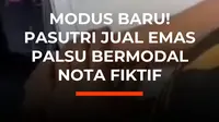 Pasangan suami istri (pasutri) berinisial CLM dan R ditangkap Polresta Gowa setelah diduga menjual emas imitasi dengan nota pembelian palsu di Pasar Induk Minasa Maupa, Gowa, Sulawesi Selatan. Kasus ini terungkap usai video penangkapan salah satu pelaku viral di media sosial. Salah satu korban, M...
