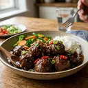 Resep Bola Daging Saus Tiram yang Empuk dan Gurih