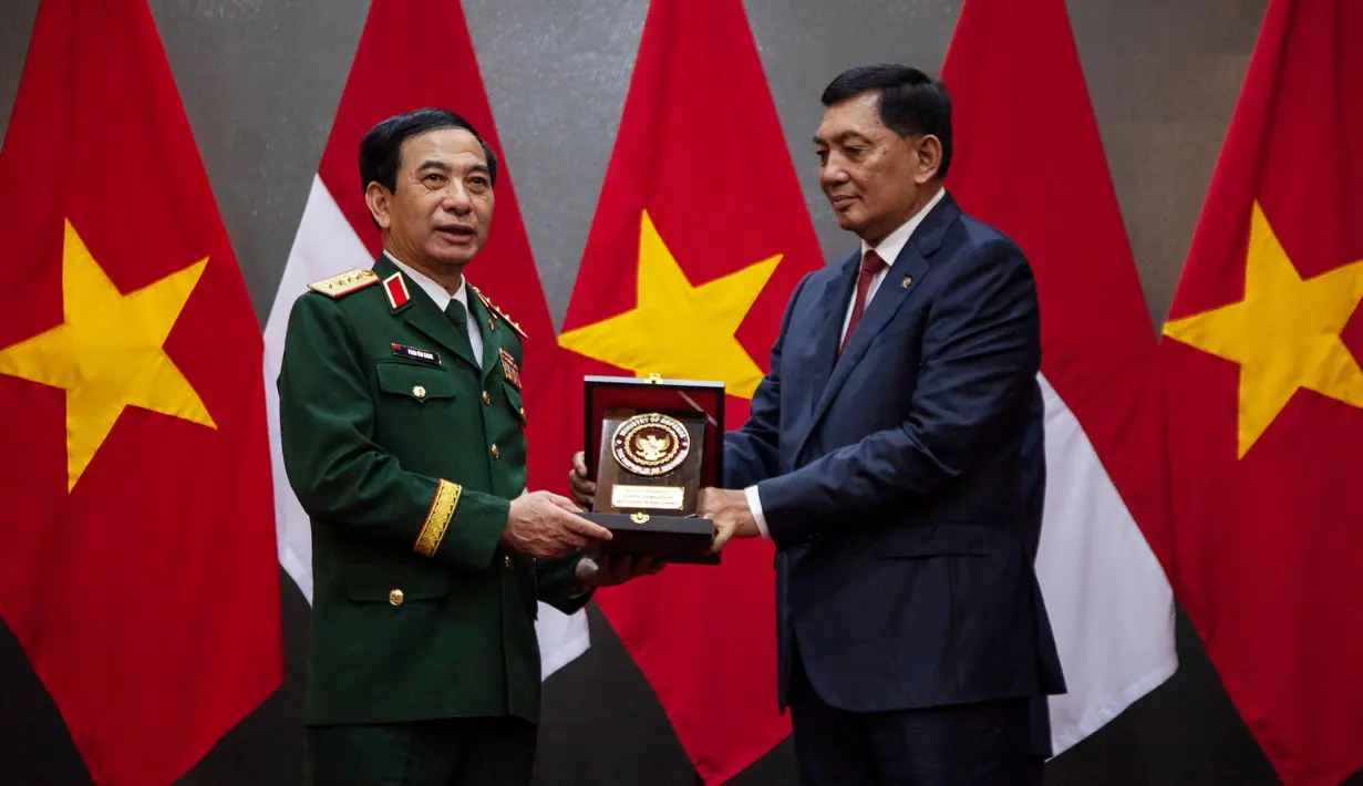 Kerja sama Indonesia dan Vietnam telah terjalin sejak 1955. (Aditya Irawan/AFP)
