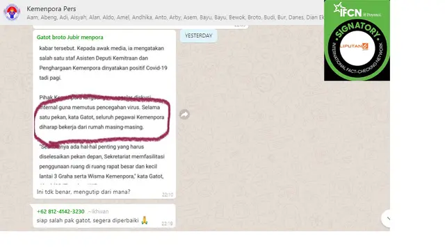 Cek Fakta