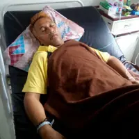 Cheppy Chandra saat menjalani perawatan di rumah sakit di Sukabumi (Facebook/CheppyCh)