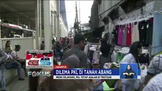 Pedagang kaki lima di Tanah Abang kembali berjualan di trotoar dengan berbagai alasan meskipun sudah dilarang pemerintah.