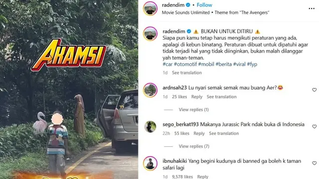 Viral Pengunjung Keluar dari Mobil di Area Satwa, Simak Tanggapan Pengelola Taman Safari Indonesia