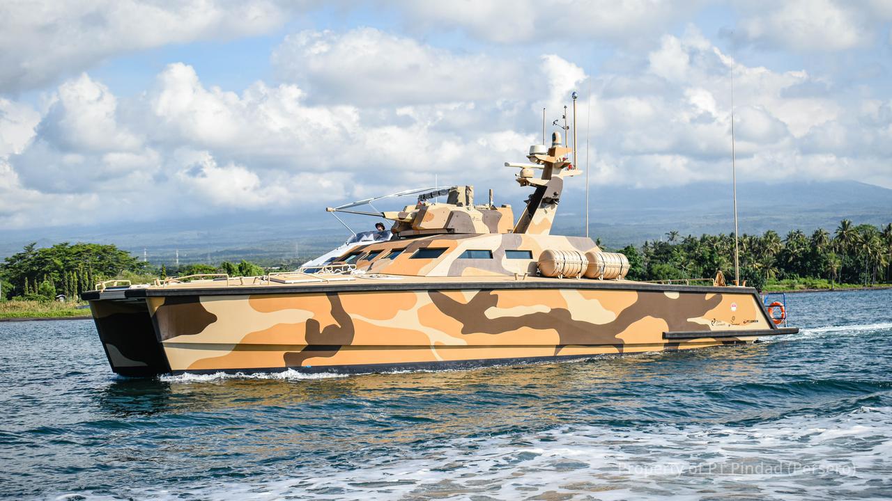 Tank Boat 105 mm bernama Antasena. Foto: Pindad