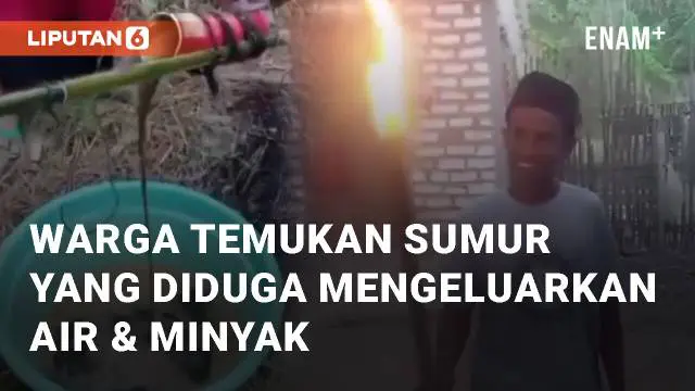 VIDEO: Viral Warga Temukan Sumur yang Diduga Mengeluarkan Air & Minyak di Sumenep