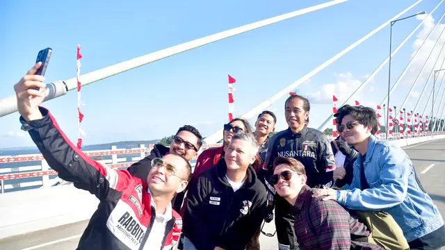 Peresmian Jembatan Pulau Balang