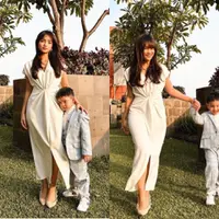 Gaya Elegan nan Keibuan Fuji An. [@fuji_an]