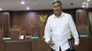 Terdakwa dugaan korupsi e-KTP, Markus Nari usai mengikuti sidang lanjutan di Pengadilan Tipikor, Jakarta, Rabu (4/9/2019). Dalam sidang beragendakan putusan sela tersebut Majelis Hakim menolak eksepsi yang diajukan terdakwa dan memutuskan melanjutkan persidangan. (Liputan6.com/Helmi Fithriansyah)