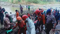 Santri di Cicurug ditemukan meninggal di Sungai Cibeber (Achmad Sudarno/Liputan6.com)