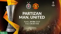 Liga Europa - Partizan Vs Manchester United (Bola.com/Adreanus Titus)