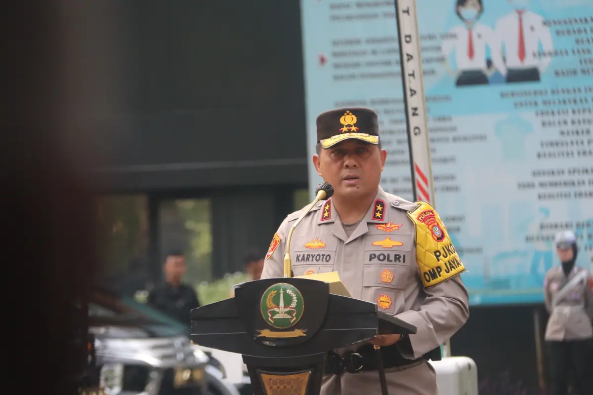 Kepala Kepolisian Daerah Metro Jakarta Raya (Kapolda Metro Jaya), Inspektur Jenderal Polisi (Irjen Pol) Karyoto, memastikan keamanan pada saat debat perdana Pilkada Jakarta 2024 pada Minggu, 6 Oktober 2024. (Foto: Humas Polda Metro Jaya)