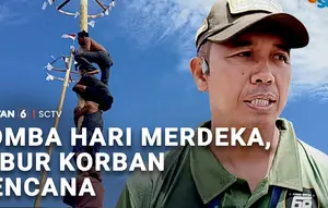 Keseruan Lomba Hari Merdeka untuk Menghibur Korban Bencana