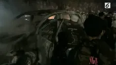 Sebuah minibus terbakar di lokasi tempat perayaan Isra Mi'raj yang dihadiri oleh Rizieq Shihab kejadian ini sempat mengejutkan sejumlah jemaah yang mengikuti perayaan tersebut. 