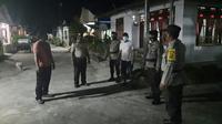 Aparat Kepolisian menyampaikan imbauan Protokol Kesehatan (Prokes) di wilayah perbatasan RI-Filipina.