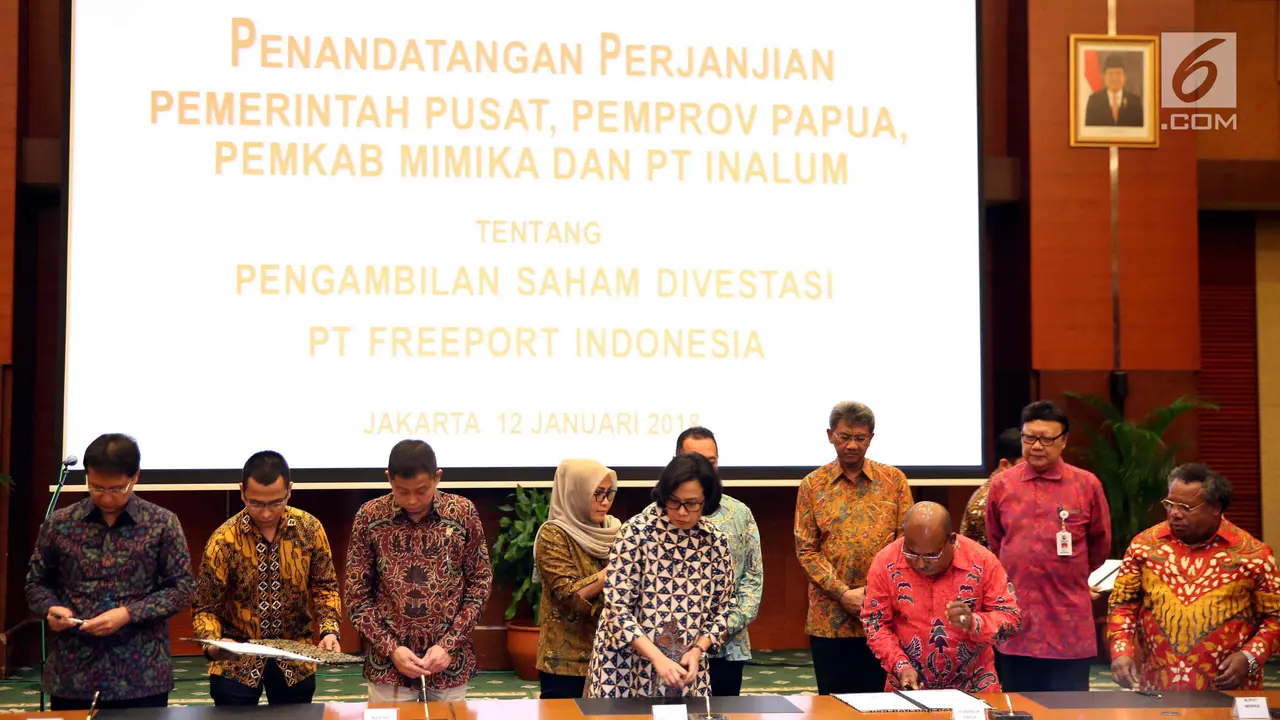 Pemda Papua Dapat 10 Persen Saham Freeport