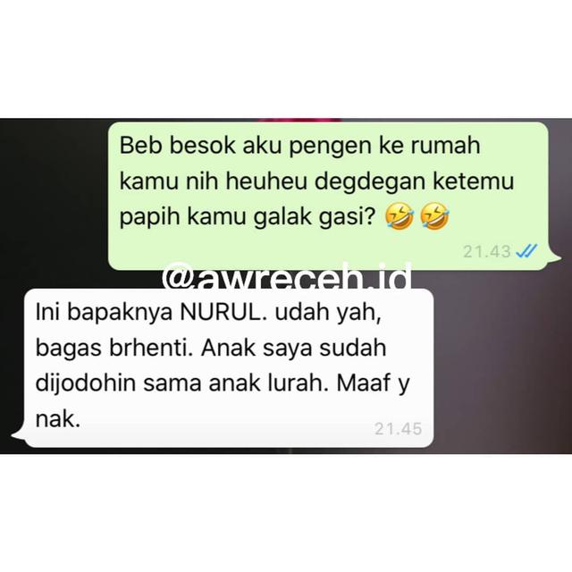 Chat Kocak saat Mencoba Melamar Ini bikin Ketawa Ngakak