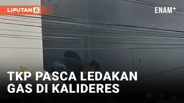 VIDEO: Pasca Ledakan Tabung Gas di Kalideres, Garis Polisi Terpasang di TKP