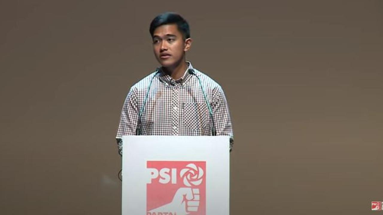 Ketua Umum Partai Solidaritas Indonesia (PSI) Kaesang Pangarep