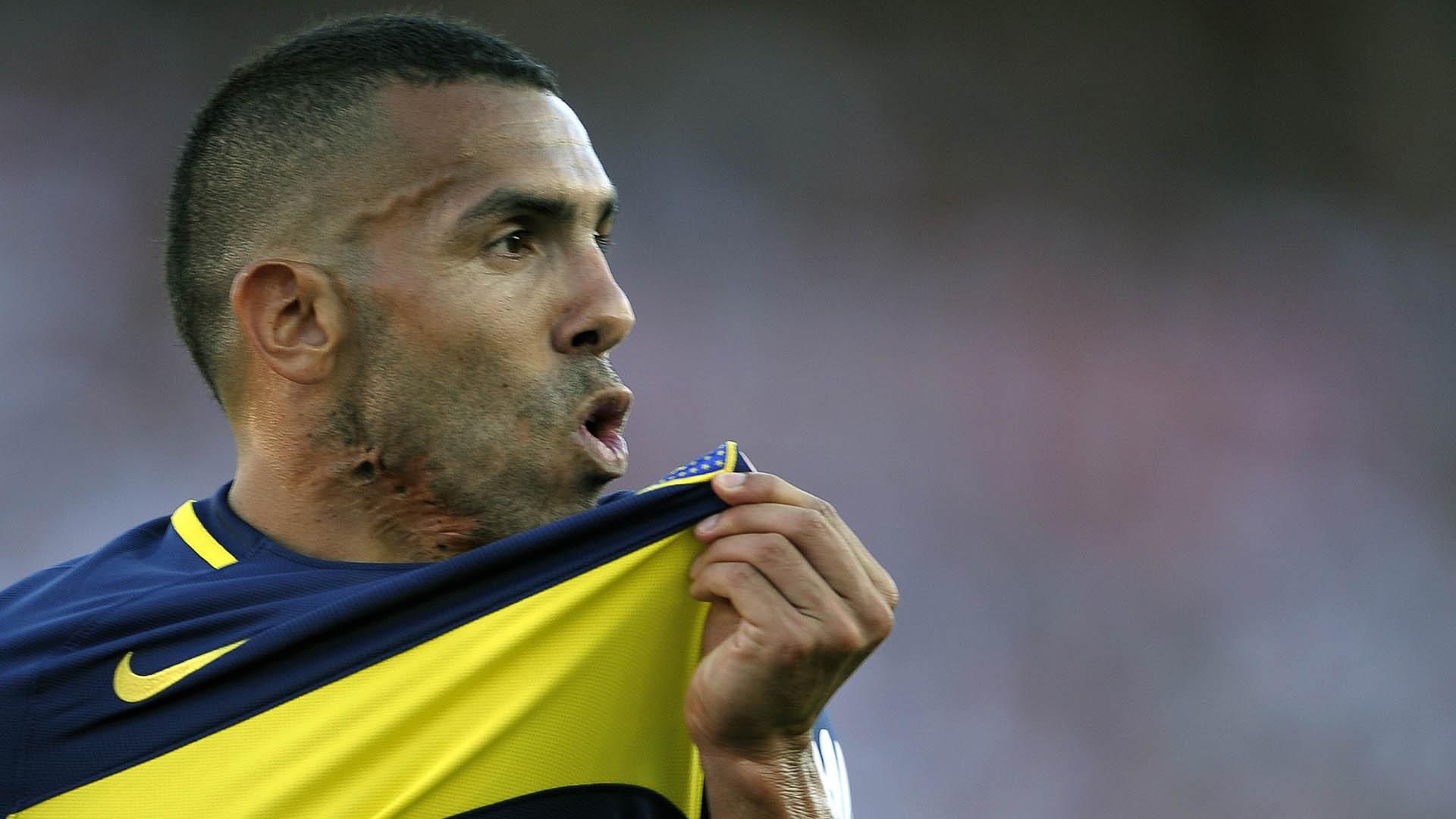 Striker Boca Juniors Carlos Tevez. (AFP/Alejandro Pagni)