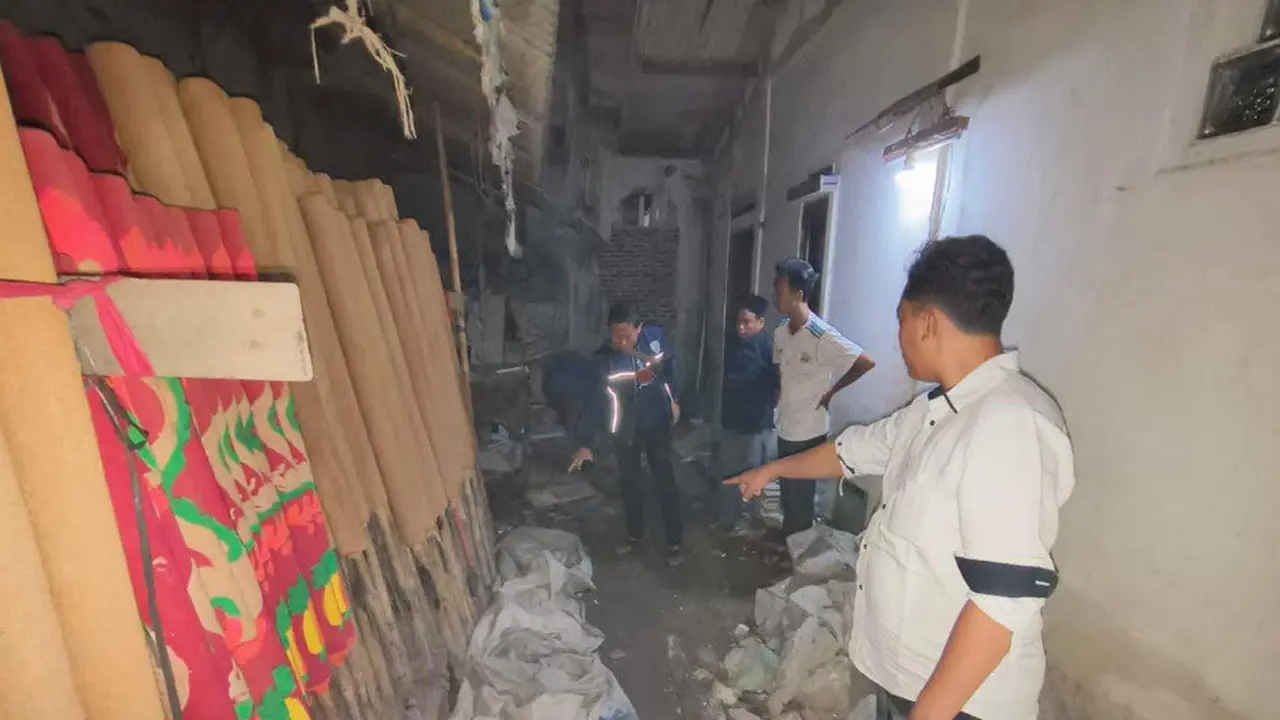 Lokasi penemuan jenazah anak EV (7) yang diduga dianiaya seorang ibu rumah tangga di Teluknaga, Tangerang.