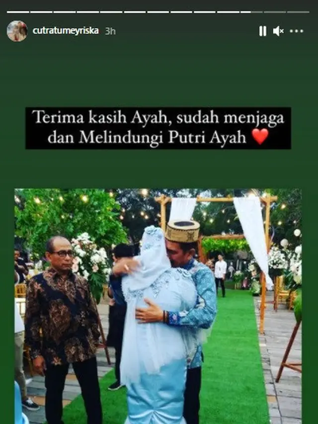Ayah Cut Meyriska meninggal dunia