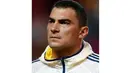 Faryd Mondragon (43 tahun), kiper Kolombia ini menjadi pemain paling tua dalam sejarah Piala Dunia 2014. (REUTERS/Enrique Marcarian)