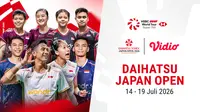 Jadwal Daihatsu Japan Open 2026: Indonesia Andalkan Pemain Senior dan Muda Saksikan di Vidio