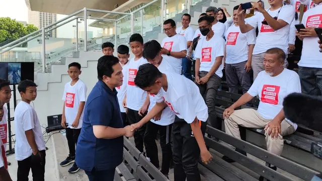 Pemain Gothia Cup 2022 bertemu Erick Thohir
