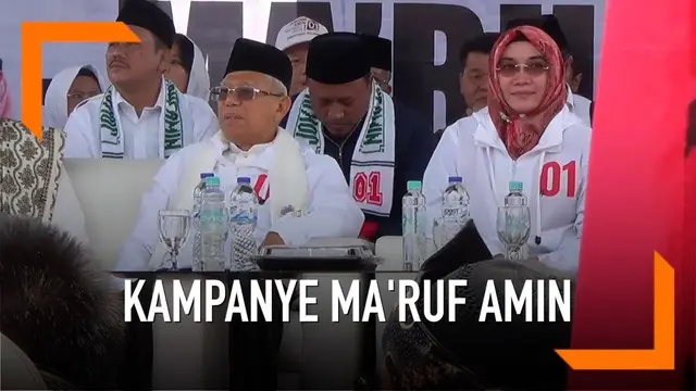 Calon Wakil Presiden Ma'ruf Amin menggelar kampanye terbuka di Bogor. Ia mengatakan Indonesia tidak akan punah dan bubar, Indonesia akan semakin maju.