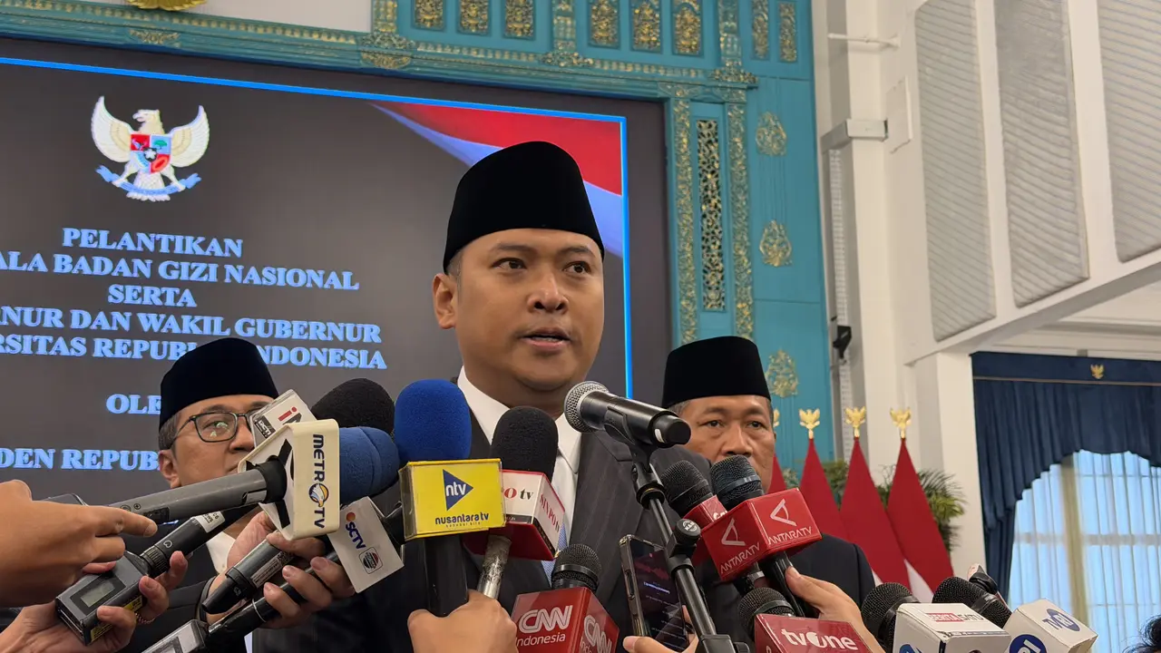 Kepala Badan Gizi Nasional (BGN), Sudaryono di Istana Negara Jakarta, Rabu (22/7/2026). (Liputan6.com/Lizsa Egeham)