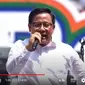 Calon wakil presiden nomor urut 1, Muhaimin Iskandar atau Cak Imin Saat Kampanye di Jakarta International&nbsp;Stadium (JIS). (YouTube Liputan6)