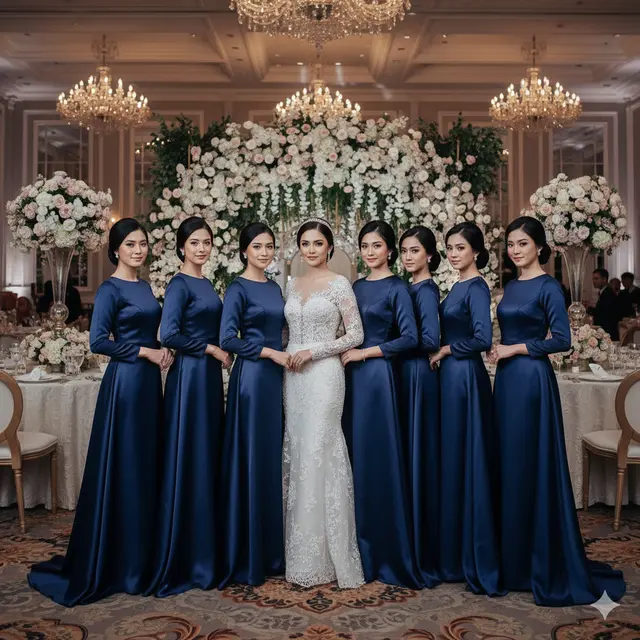 7 Model Baju Bridesmaid Dress Satin, Tampil Anggun dan Serasi di Acara Pernikahan