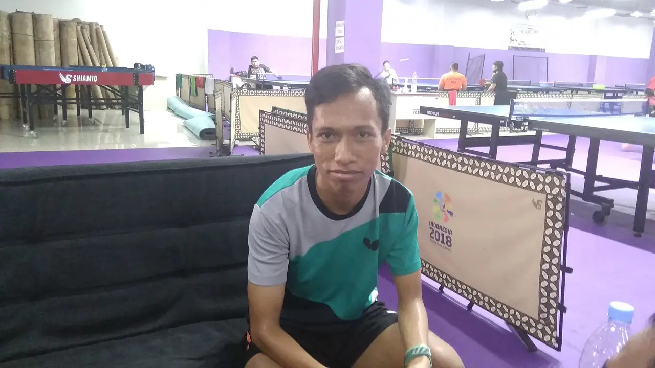 Atlet Tenis Meja Difabel