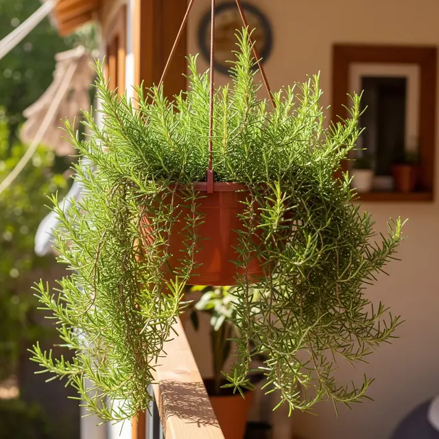 Tanaman Herbal Gantung untuk Rumah Kecil (Image by Gemini AI)