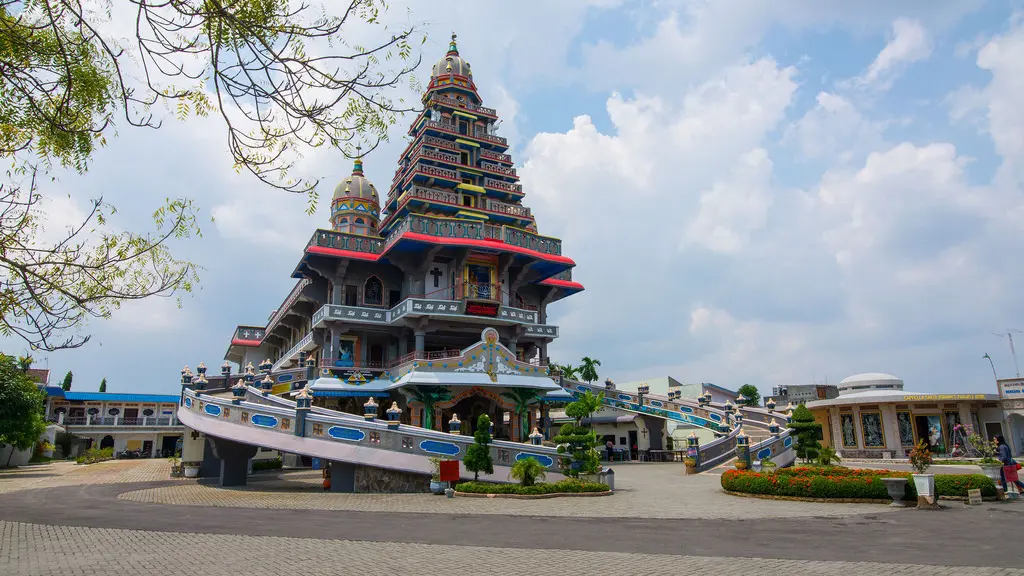 Graha Santa Maria Annai Velangkanni, Medan, Sumatera Utara. (Flickr)