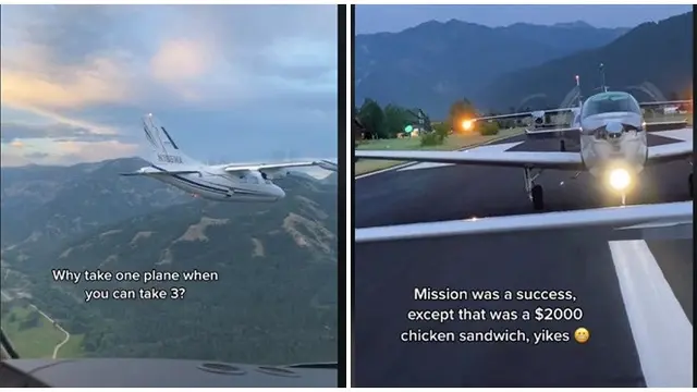 Video Warga Perumahan Miliki Pesawat Pribadi Viral, Mewah Banget (sumber:Tiktok/@jrgarage)