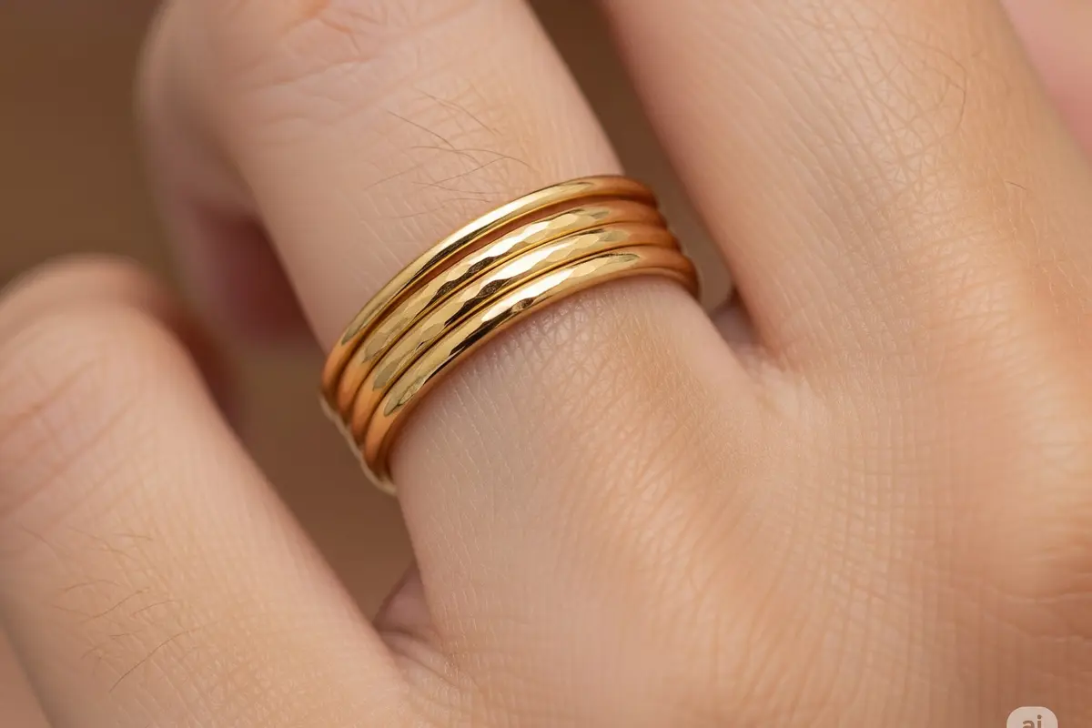 Model Cincin Emas Simple Elegan