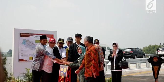 VIDEO: Di Jatim, Jokowi Resmikan 4 Ruas Tol Trans Jawa