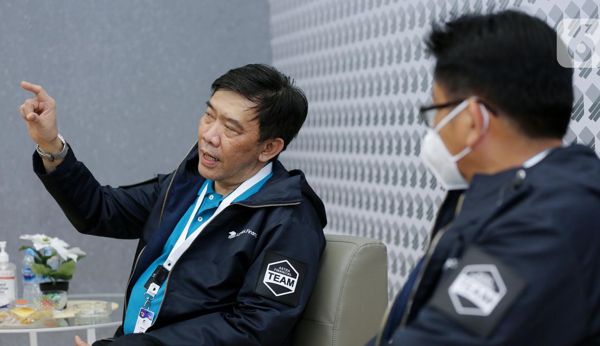 Berdasarkan data AISI pasar roda dua di tahun 2020 mengalami penurunan sebesar -43,6%, yaitu sebanyak 3.6 juta unit dibanding tahun 2019 yang berhasil mencapai penjualan sebanyak 6,5 juta unit. Pada akhir tahun 2021 diprediksikan akan mengalami peningkatan sebesar 38,4%.  (Liputan6.com/Fery Pradolo)