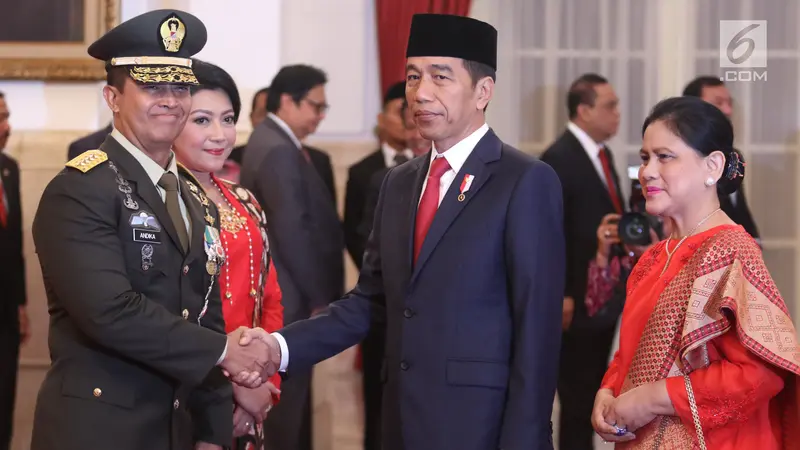 Jokowi Resmi Lantik Andika Perkasa Jadi KSAD