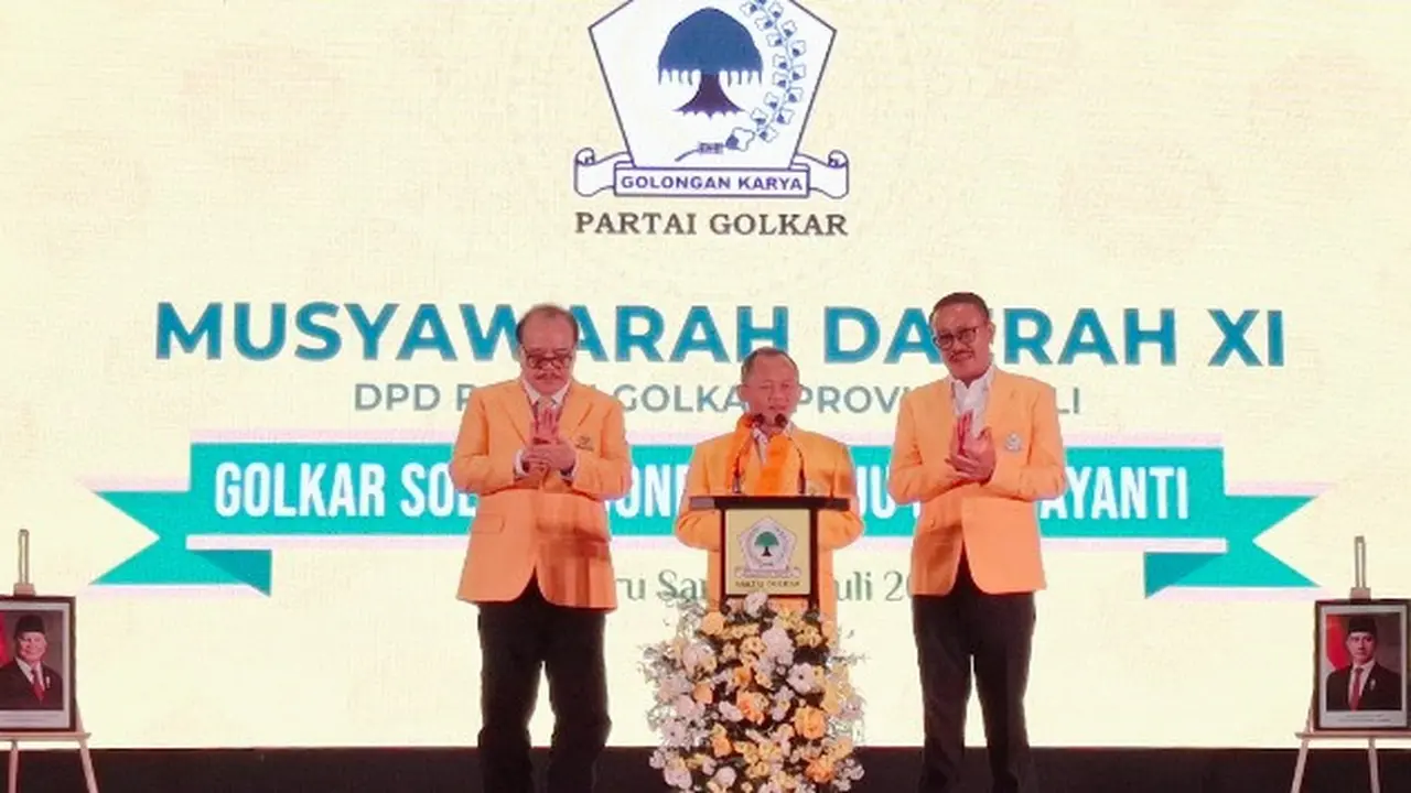 Demer Resmi Pimpin Golkar Bali, Sugawa Kori Diberi Tugas Baru di DPP